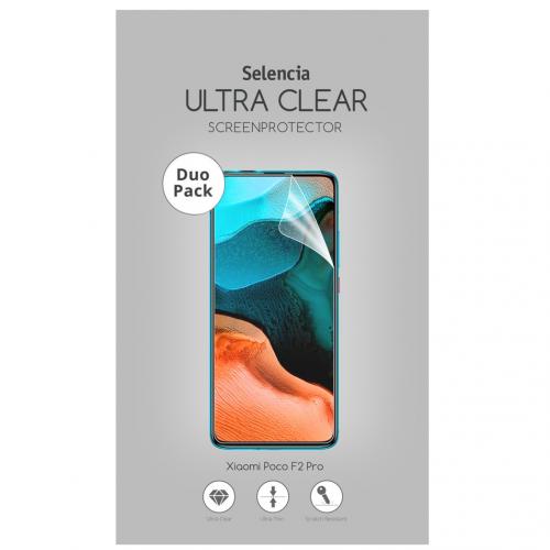 Selencia Duo Pack Ultra Clear Screenprotector voor de Xiaomi Poco F2 Pro