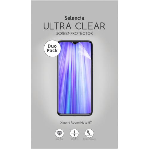 Selencia Duo Pack Ultra Clear Screenprotector voor de Xiaomi Redmi Note 8T