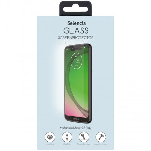 Selencia Gehard Glas Screenprotector voor de Motorola Moto G7 Play