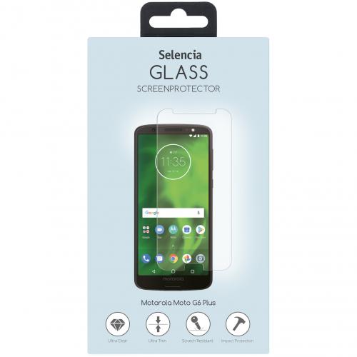 Selencia Gehard Glas Screenprotector voor Motorola Moto G6 Plus
