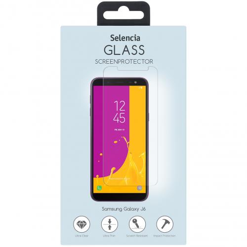 Selencia Gehard Glas Screenprotector voor Samsung Galaxy J6