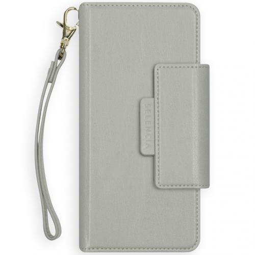 Selencia Surya 2-in-1 Uitneembare Vegan Lederen Bookcase Samsung Galaxy S20 Plus - Grijs
