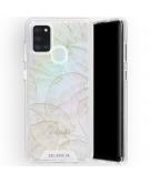 Selencia Zarya Fashion Extra Beschermende Backcover Samsung Galaxy A21s - Gold Botanic
