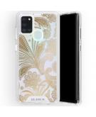 Selencia Zarya Fashion Extra Beschermende Backcover Samsung Galaxy A21s - Paisley Gold