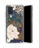 Selencia Zarya Fashion Extra Beschermende Backcover Samsung Galaxy A51 - Golden Flowers