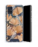 Selencia Zarya Fashion Extra Beschermende Backcover Samsung Galaxy A51 - Palm Leaves
