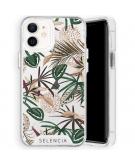 Selencia Zarya Fashion Extra Beschermende Backcover voor de iPhone 12 Mini - Jungle Leaves