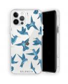Selencia Zarya Fashion Extra Beschermende Backcover voor de iPhone 12 (Pro) - Birds