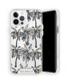 Selencia Zarya Fashion Extra Beschermende Backcover voor de iPhone 12 (Pro) - Palmtree
