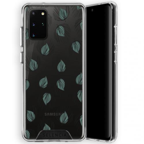 Selencia Zarya Fashion Extra Beschermende Backcover voor de Samsung Galaxy S20 Plus - Feathers