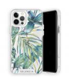 Selencia Zarya Fashion Extra Beschermende Backcover voor iPhone 12 (Pro) - Green Jungle Leaves