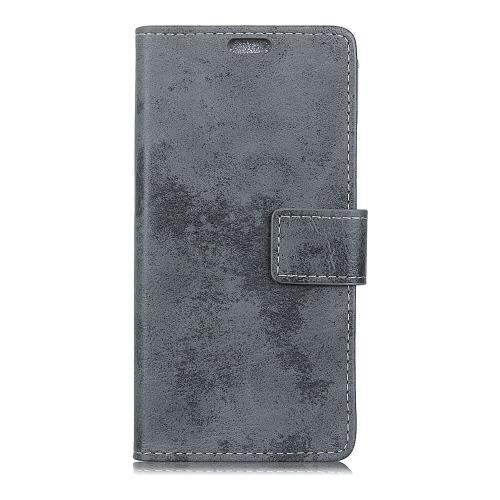 Shop4 - Asus Zenfone Max Pro (M2) Hoesje - Wallet Case Vintage Grijs