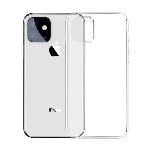 Shop4 - iPhone 11 Hoesje - Zachte Back Case Transparant