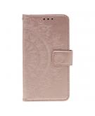 Shop4 - iPhone 11 Pro Hoesje - Wallet Case Mandala Patroon Rosé Goud
