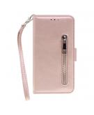 Shop4 - iPhone 11 Pro Hoesje - Wallet Case Vintage Rosé Goud