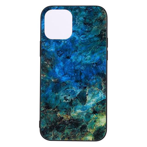 Shop4 - iPhone 12 mini Hoesje - Harde Back Case Marmer Kleurrijk
