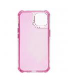 Shop4 - iPhone 13 Hoesje - Harde Back Case 2-in-1 Fluor Roze