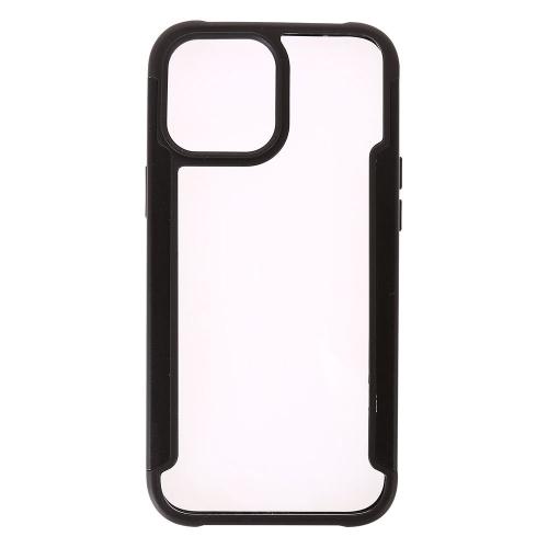 Shop4 - iPhone 13 mini Hoesje - Bumper Back Case Zwart