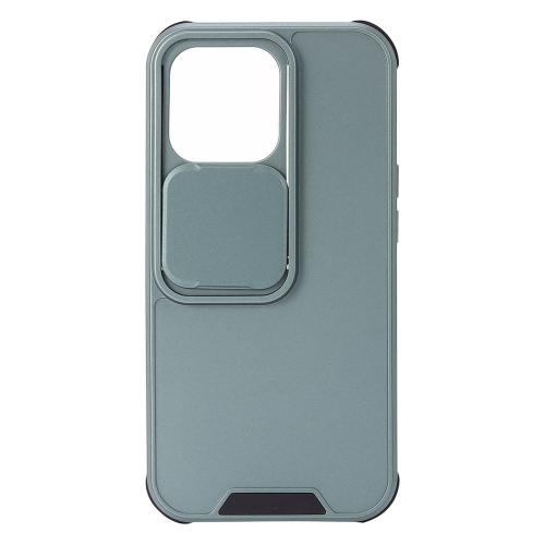 Shop4 - iPhone 13 mini Hoesje - Harde Back Case Privacy Groen