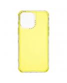 Shop4 - iPhone 13 Pro Hoesje - Harde Back Case 2-in-1 Fluor Geel