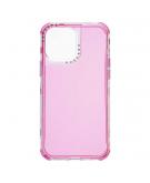 Shop4 - iPhone 13 Pro Hoesje - Harde Back Case 2-in-1 Fluor Roze