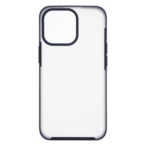 Shop4 - iPhone 13 Pro Hoesje - Harde Back Case Mat Transparant Blauw