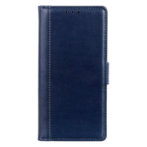 Shop4 - iPhone 13 Pro Hoesje - Wallet Case Grain Blauw