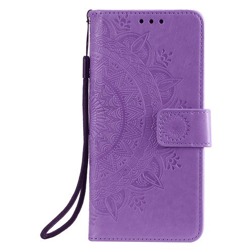 Shop4 - iPhone 13 Pro Hoesje - Wallet Case Mandala Patroon Paars