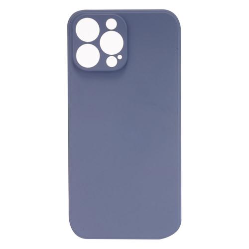 Shop4 - iPhone 13 Pro Hoesje - Zachte Back Case Mat Donker Paars