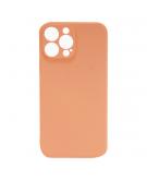 Shop4 - iPhone 13 Pro Hoesje - Zachte Back Case Mat Oranje