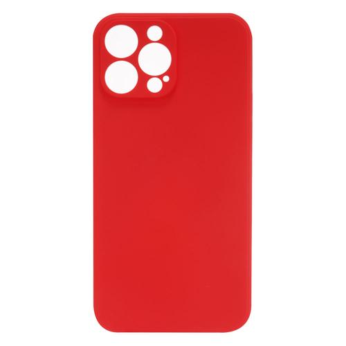 Shop4 - iPhone 13 Pro Hoesje - Zachte Back Case Mat Rood