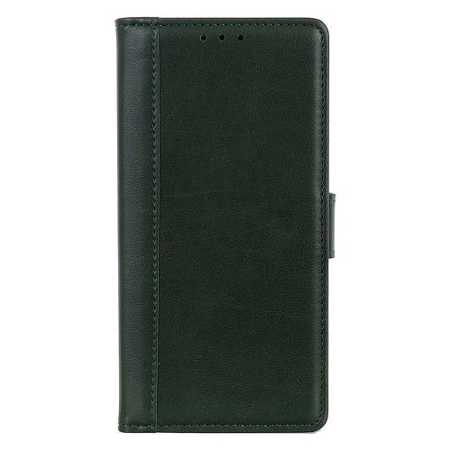 Shop4 - iPhone 13 Pro Max Hoesje - Wallet Case Grain Groen