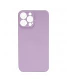 Shop4 - iPhone 13 Pro Max Hoesje - Zachte Back Case Mat Lavendel