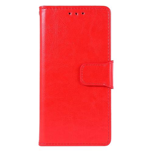 Shop4 - LG K50s Hoesje - Wallet Case Business Rood