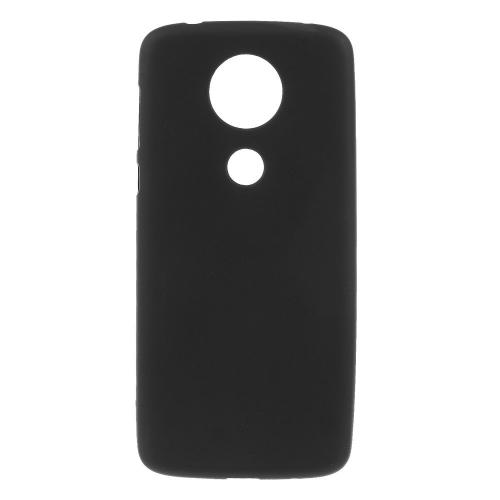 Shop4 - Motorola Moto E5 Plus Hoesje - Zachte Back Case Mat Zwart