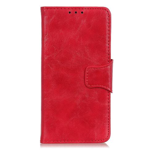 Shop4 - Motorola Moto E7 Plus Hoesje - Wallet Case Cabello Rood