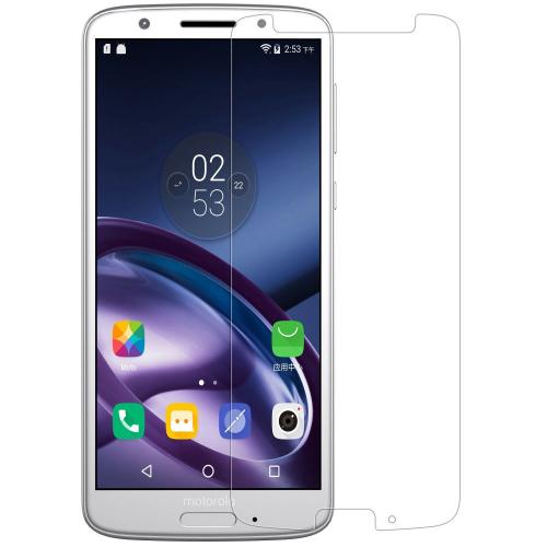 Shop4 - Motorola Moto G6 Plus Glazen Screenprotector - Gehard Glas Transparant