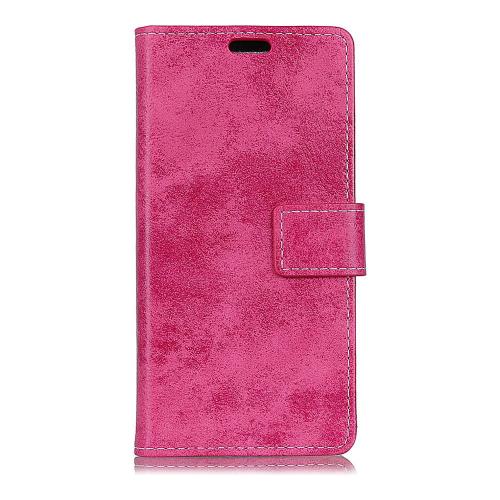 Shop4 - Motorola Moto G7 Plus Hoesje - Wallet Case Vintage Roze