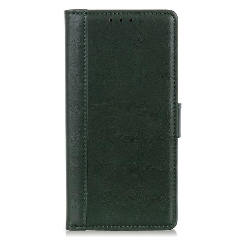 Shop4 - Motorola One Fusion Plus Hoesje - Wallet Case Business Groen