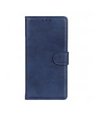Shop4 - Samsung Galaxy A50 Hoesje - Wallet Case Retro Blauw