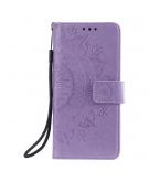Shop4 - Samsung Galaxy A51 Hoesje - Wallet Case Mandala Patroon Paars