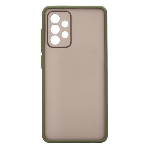 Shop4 - Samsung Galaxy A52s 5G Hoesje - Bumper Back Case Groen