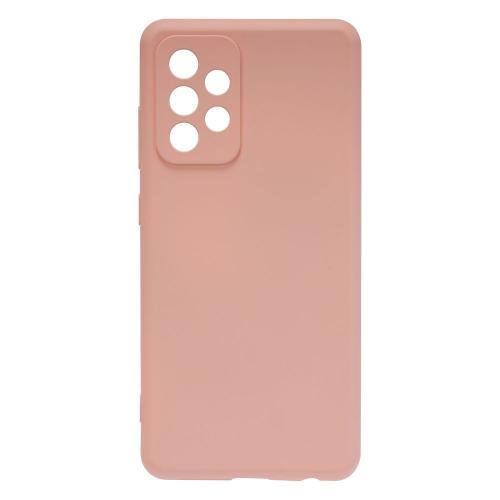 Shop4 - Samsung Galaxy A52s 5G Hoesje - Zachte Back Case Mat Licht Roze