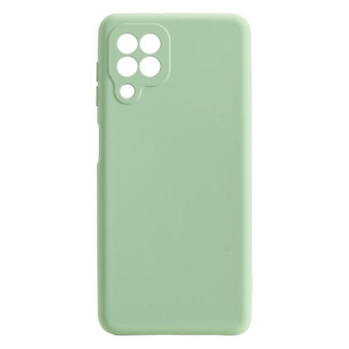 Shop4 - Samsung Galaxy M22 Hoesje - Zachte Back Case Mat Mint Groen