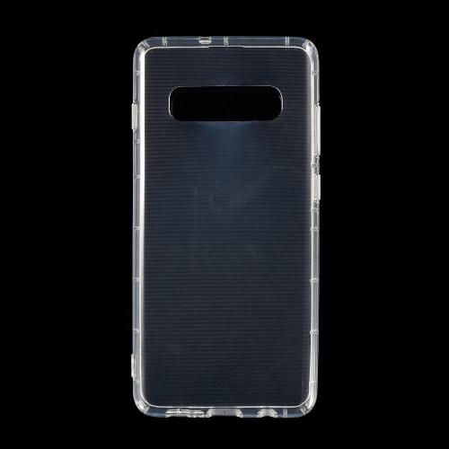 Shop4 - Samsung Galaxy S10 Plus Hoesje - Zachte Back Case Drop Proof Transparant
