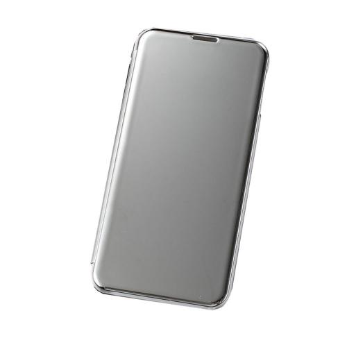 Shop4 - Samsung Galaxy S10e Hoesje - Clear View Case Zilver