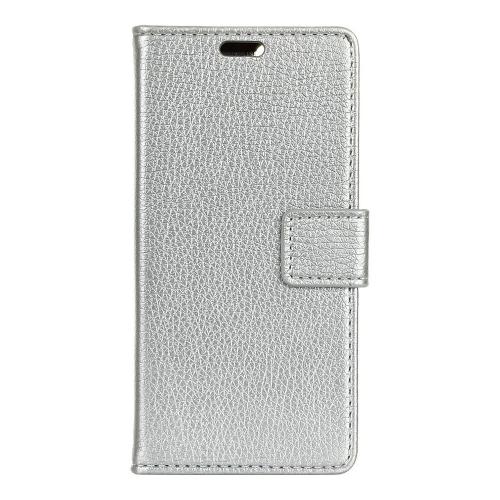 Shop4 - Samsung Galaxy S10e Hoesje - Wallet Case Lychee Zilver