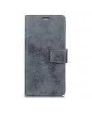 Shop4 - Samsung Galaxy S10e Hoesje - Wallet Case Vintage Grijs