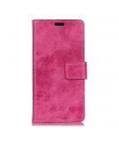 Shop4 - Samsung Galaxy S10e Hoesje - Wallet Case Vintage Roze