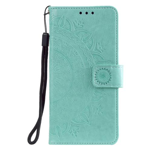 Shop4 - Samsung Galaxy S20 Plus Hoesje - Wallet Case Mandala Patroon Groen